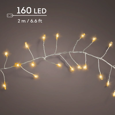 Micro LED 160 Compact Lights BO  Silver/Classic Warm L.200cm - image 1