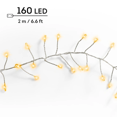 Micro LED 160 Compact Lights BO Silver/Classic Warm L.200cm - image 6