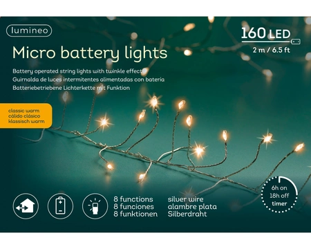 Micro LED 160 Compact Lights BO Silver/Classic Warm L.200cm - image 2