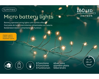 Micro LED 160 Compact Lights BO Silver/Classic Warm L.200cm - image 2