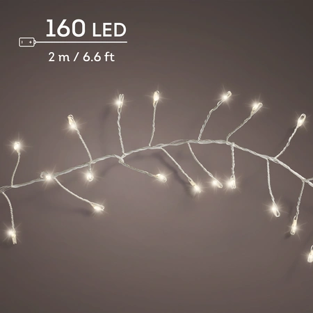 Micro LED 160 Compact Lights BO Silver/WW L.200cm - image 1