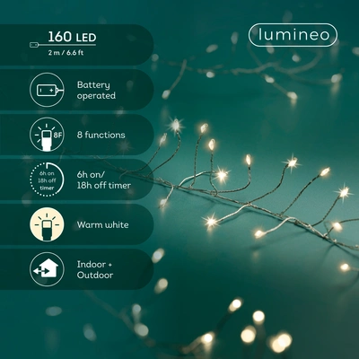 Micro LED 160 Compact Lights BO Silver/WW L.200cm - image 3