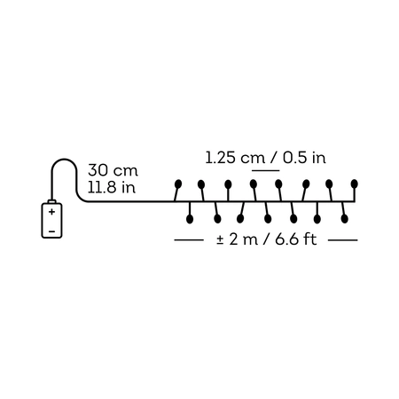 Micro LED 160 Compact Lights BO Silver/WW L.200cm - image 4