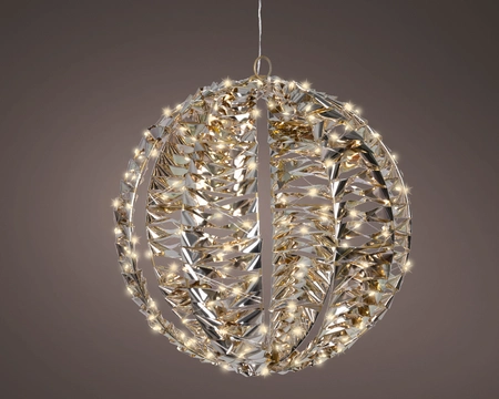 Micro Led Ball L2.7m Outdoor gold/warm white dia30cm-3m - image 1