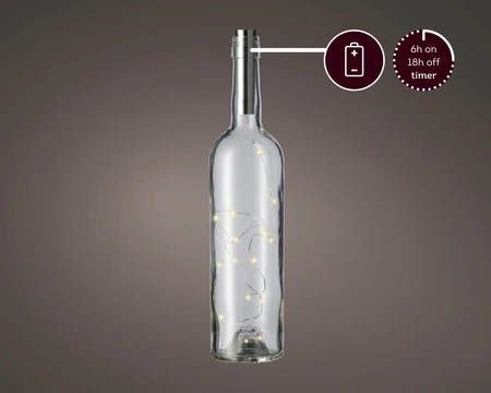 Micro LED BOttle Lights BO Indoor Silver/WW L.70cm - image 1
