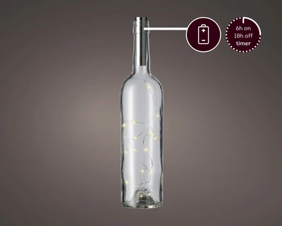 Micro LED BOttle Lights BO Indoor Silver/WW L.70cm - image 1