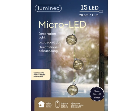 Micro Led Bundle Bo Indoor green/warm white H28cm-15L - image 2