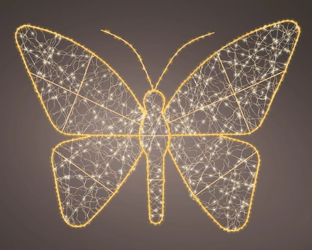 Micro LED Butterfly Gold/Classic Warm W.98cm x H.77cm - image 1