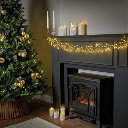 Micro LED Cluster 8 F Twinkle  Gold/Warm White/Classic Warm 300cm-480L - image 2