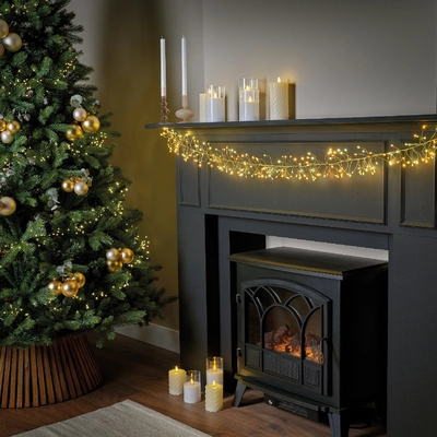 Micro LED Cluster 8 F Twinkle  Gold/Warm White/Classic Warm 300cm-480L - image 2