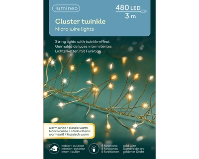Micro LED Cluster 8 F Twinkle  Gold/Warm White/Classic Warm 300cm-480L - image 6