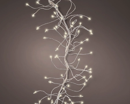 Micro LED Cluster 8 FTwinkle  Silver/Warm White 300cm-480L - image 1