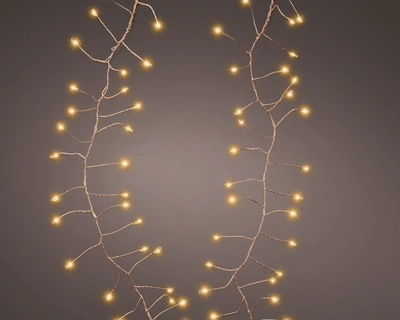Micro LED Compact Lights Steady BO Indoor Copper/Classic Warm 120cm-100L - image 1