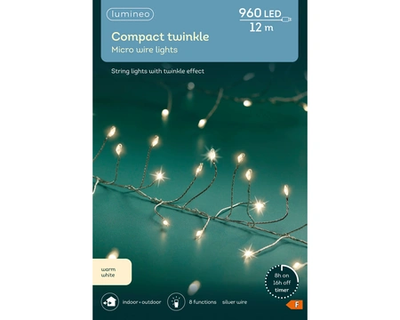 Micro Led Compact Twkle Silver/Warm White 1200Cm-960L - image 7