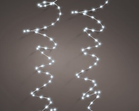 Micro Led Extra Dense Lights Twinkle Outdoor 756L Silver/Cool White