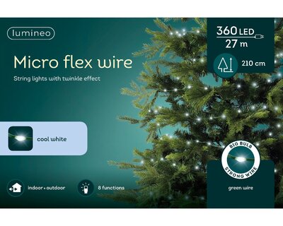 Micro Led Flex String Lights G L2700Cm CW 360L - image 2