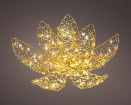 Micro LED Flower Gold/WW/Classic Warm D.38cm x H.13cm - image 1