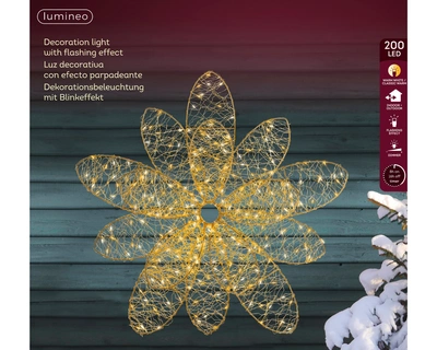 Micro LED Flower Gold/WW/Classic Warm D.38cm x H.13cm - image 2
