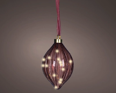 Micro Led Olive Bo Indoor maroon/warm white dia12.50-H21cm-15L - image 2
