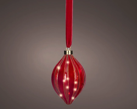 Micro Led Olive Bo Indoor red/warm white dia12.50-H21cm-15L - image 1