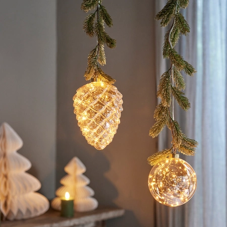 Micro Led Pinecone Bo Indoor amber/classic warm dia15-H21cm-15L - image 2