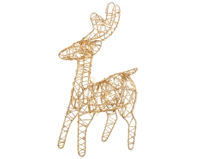 Micro LED Reindeer BO Indoor Gold/WW W.12cm x H.21cm - image 2
