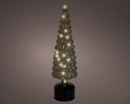 Micro Led Rotating Tree Bo Indoor green/warm white dia11-H39cm-20L - image 1