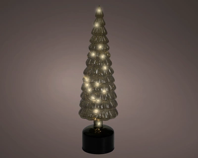 Micro Led Rotating Tree Bo Indoor green/warm white dia11-H39cm-20L - image 2