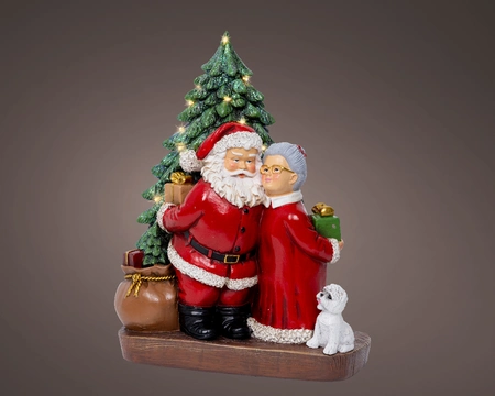 Micro Led Santa Bo Indoor colours/warm white L11-W19.50-H24.50cm-16L - image 1