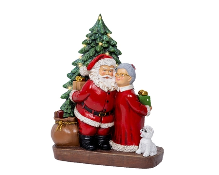 Micro Led Santa Bo Indoor colours/warm white L11-W19.50-H24.50cm-16L - image 2