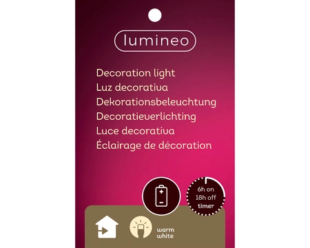 Micro Led Santa Bo Indoor colours/warm white L11-W19.50-H24.50cm-16L - image 3