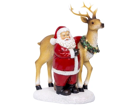 Micro LED Santa BO Indoor Colours/WW W.19cm x H.26cm - image 2