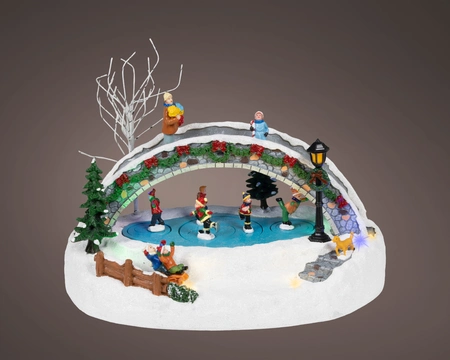 Micro LED Scenery BO Indoor Colours/Multi L.17.5cm x H.21cm - image 1