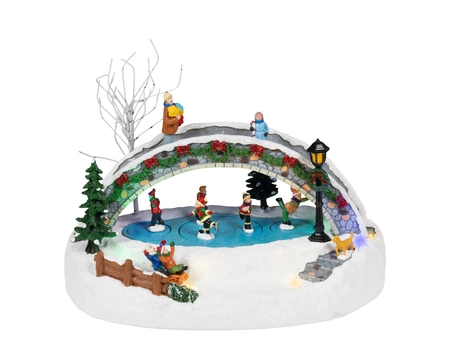 Micro LED Scenery BO Indoor Colours/Multi L.17.5cm x H.21cm - image 2