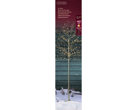 Micro Led Tree L2.7m Outdoor gold/warm white/classic warm dia60-H150cm-480L - image 2