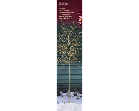 Micro Led Tree L2.7m Outdoor gold/warm white/classic warm dia70-H150cm-1350L - image 2