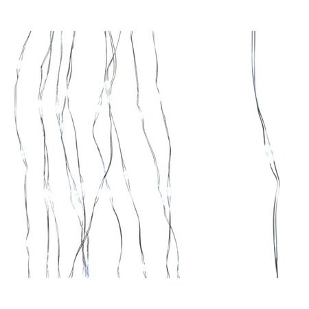 Micro Led Tree Lights   Silver/Cool White 240Cm-832L - image 2