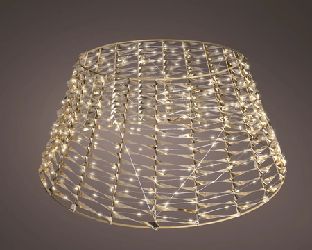 Micro LED Tree Skirt   Gold/WW D.72cm x H.28cm