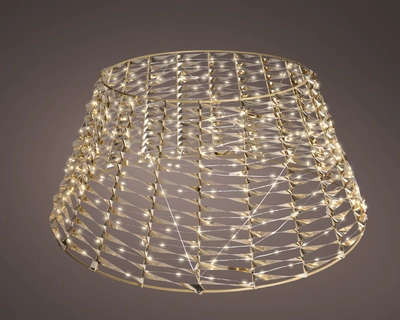 Micro LED Tree Skirt   Gold/WW D.72cm x H.28cm