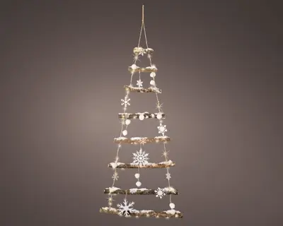 Micro LED Tree Wood Bo Indoor Natural/Warm White W.70cm x H.90cm