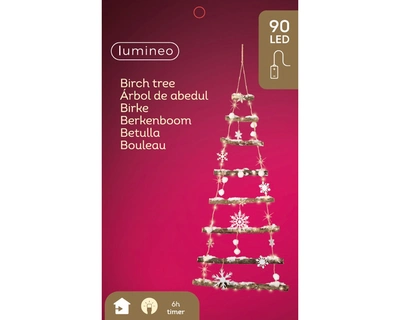 Micro LED Tree Wood Steady BO Indoor Natural/Warm White H100cm-90L - image 2