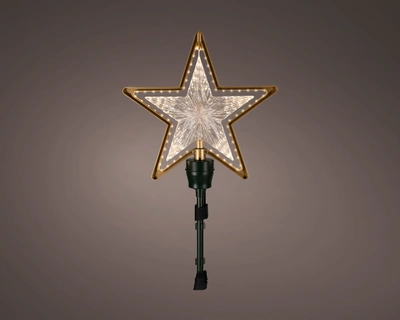 Micro LED Treetopper Indoor Gold/WW L.31.5cm x H.54.5cm - image 1