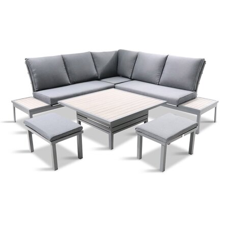 Milano Deluxe Modular Dining Set with Adjustable Table - image 2