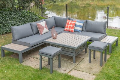 Milano Deluxe Modular Dining Set with Adjustable Table - image 1