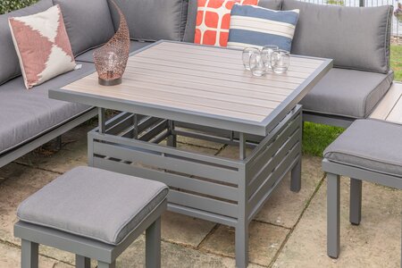 Milano Deluxe Modular Dining Set with Adjustable Table - image 3