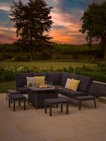 Milano Deluxe Modular Firepit Set - Jones Garden Centre