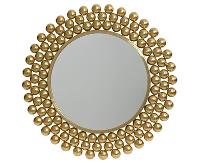 Mirror Aluminium gold L61-W61