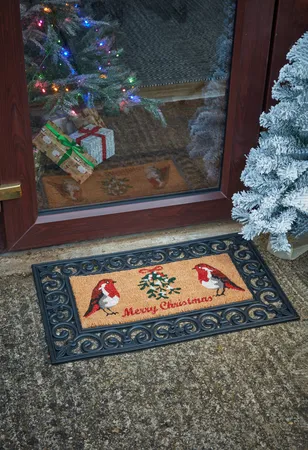 Mistletoe Robins Insert 23x53cm Decoir Mat - image 3