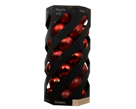 Mix Polystyrene christmas red - image 1