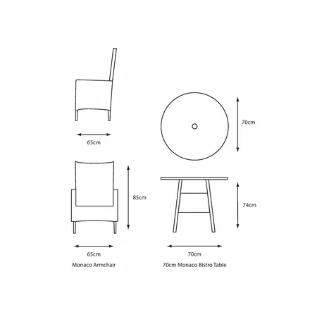 Monaco Sand 2 Seat Set - image 2